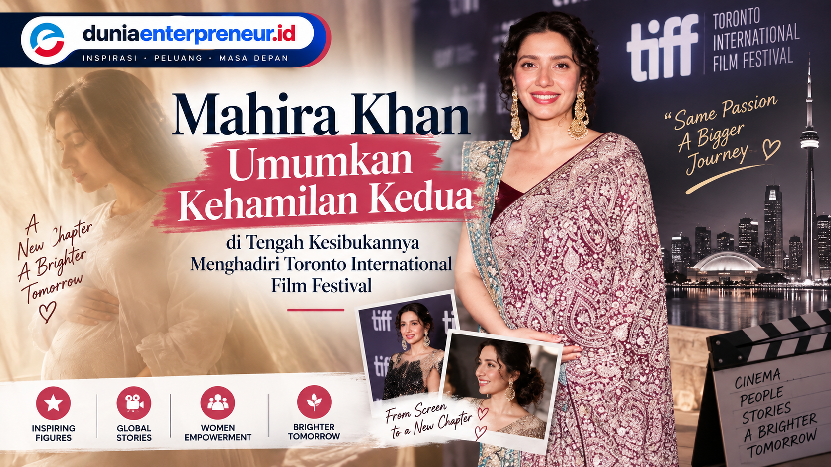 Mahira Khan Umumkan Kehamilan Kedua di Tengah Kesibukannya Menghadiri Toronto International Film Festival