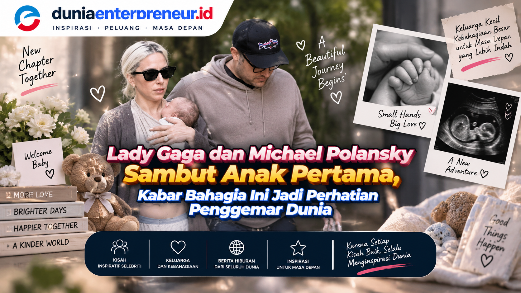 Lady Gaga dan Michael Polansky Sambut Anak Pertama, Kabar Bahagia Ini Jadi Perhatian Penggemar Dunia