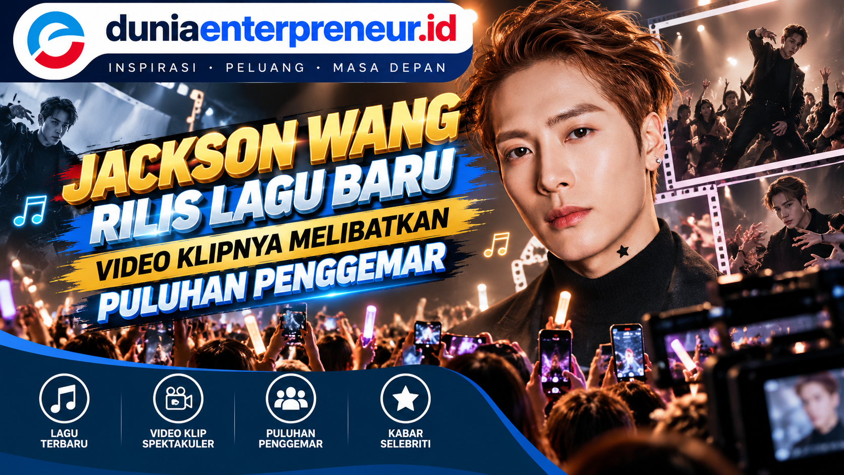 Jackson Wang Rilis Lagu Baru, Video Klipnya Melibatkan Puluhan Penggemar