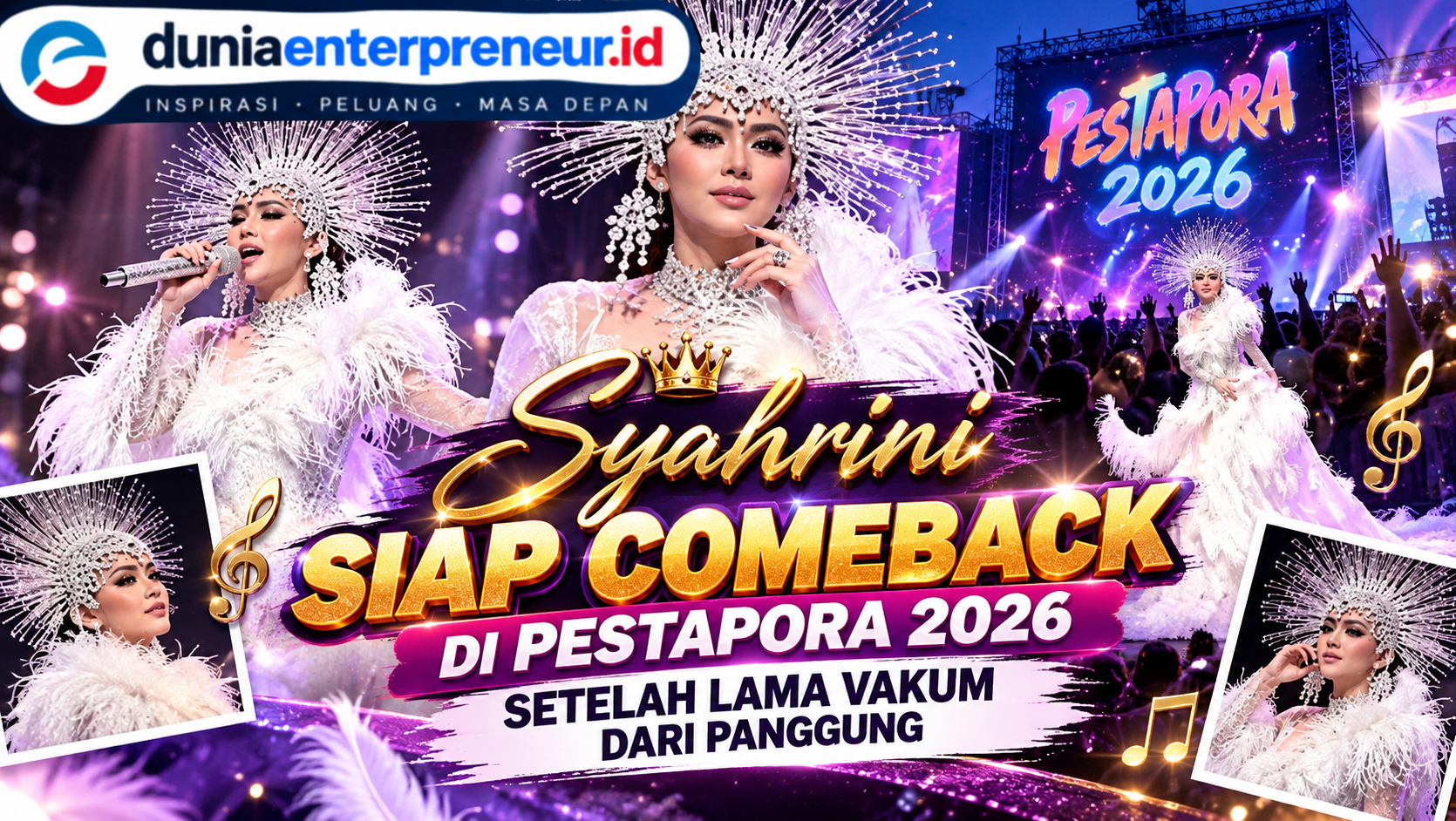 Syahrini Siap Comeback di Pestapora 2026 Setelah Lama Vakum dari Panggung