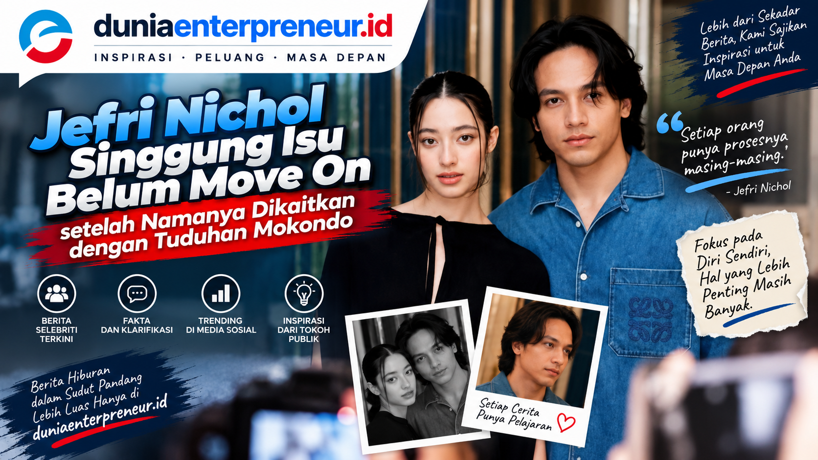 Jefri Nichol Singgung Isu Belum Move On setelah Namanya Dikaitkan dengan Tuduhan Mokondo