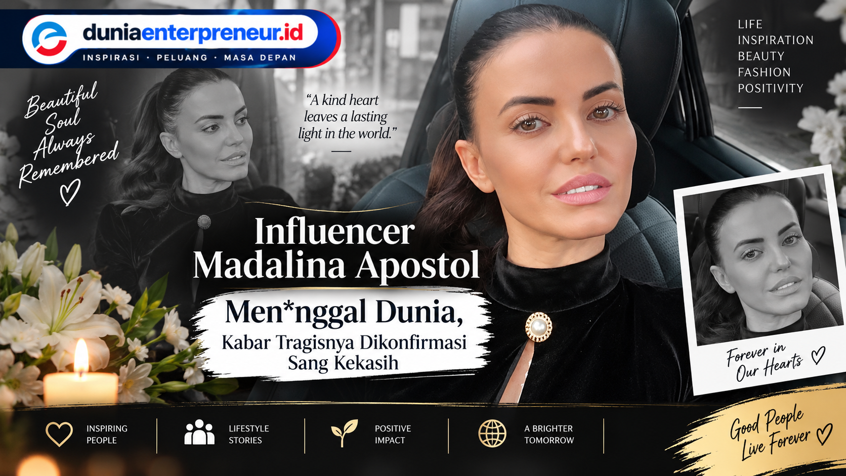 Influencer Madalina Apostol Meninggal Dunia, Kabar Tragisnya Dikonfirmasi Sang Kekasih