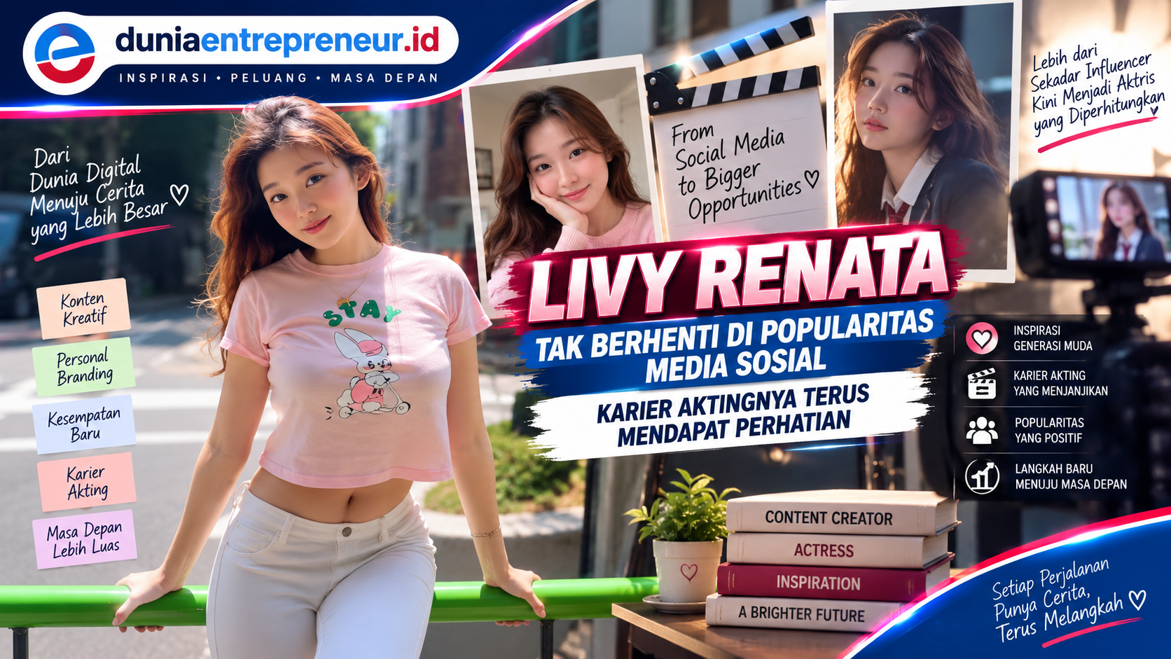 Livy Renata Tak Berhenti di Popularitas Media Sosial, Karier Aktingnya Terus Mendapat Perhatian