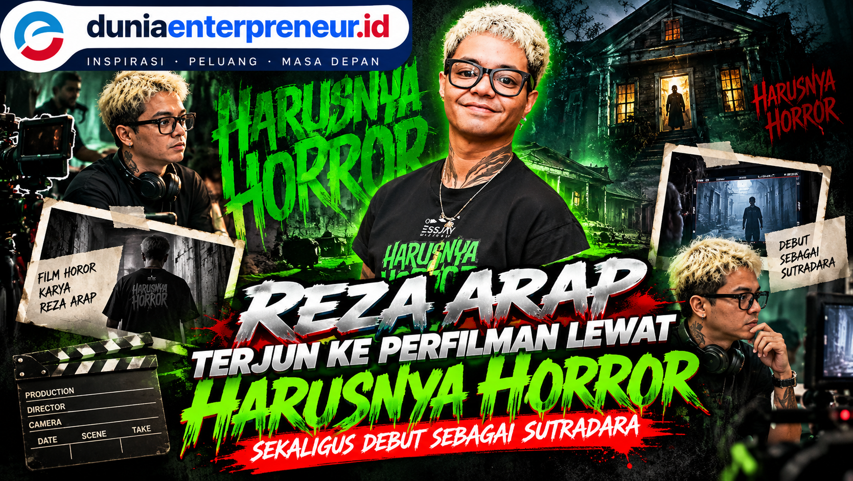 Reza Arap Terjun ke Perfilman lewat Harusnya Horror, Sekaligus Debut sebagai Sutradara