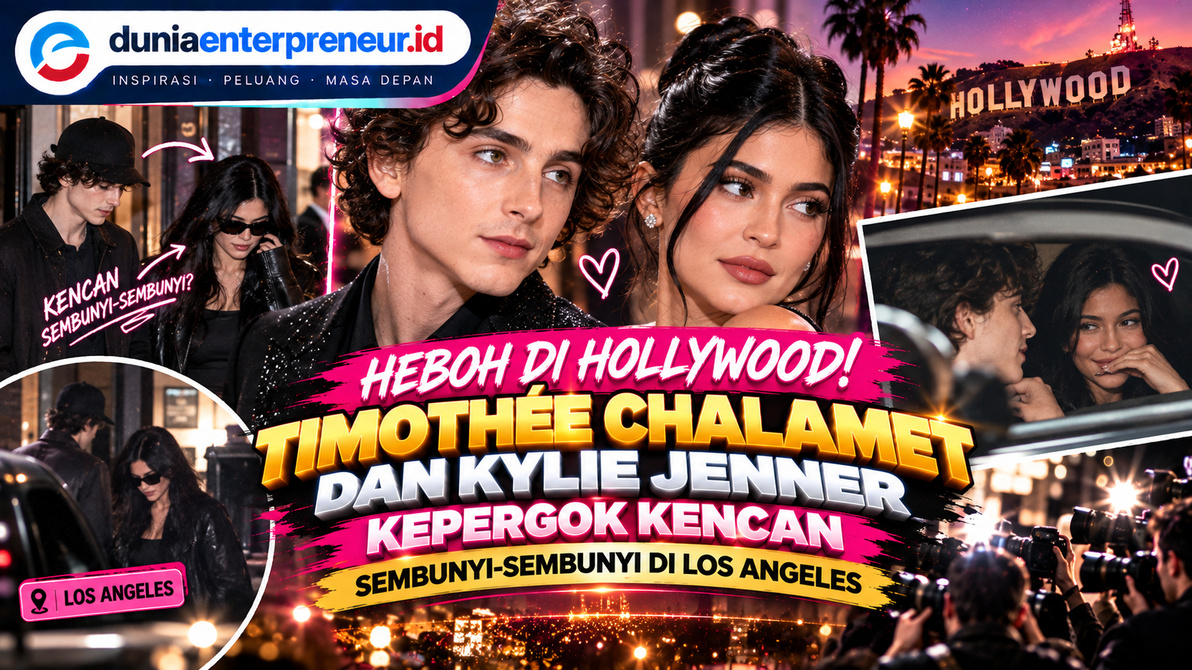 Heboh di Hollywood! Timothée Chalamet dan Kylie Jenner Kepergok Kencan Sembunyi-Sembunyi di Los Angeles