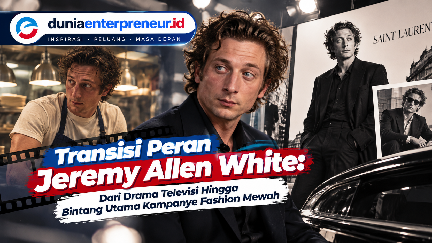 Transisi Peran Jeremy Allen White: Dari Drama Televisi Hingga Bintang Utama Kampanye Fashion Mewah
