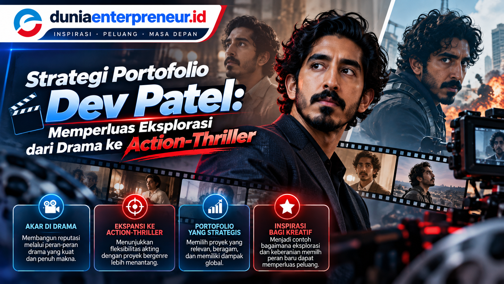 Strategi Portofolio Dev Patel: Memperluas Eksplorasi dari Drama ke Action-Thriller