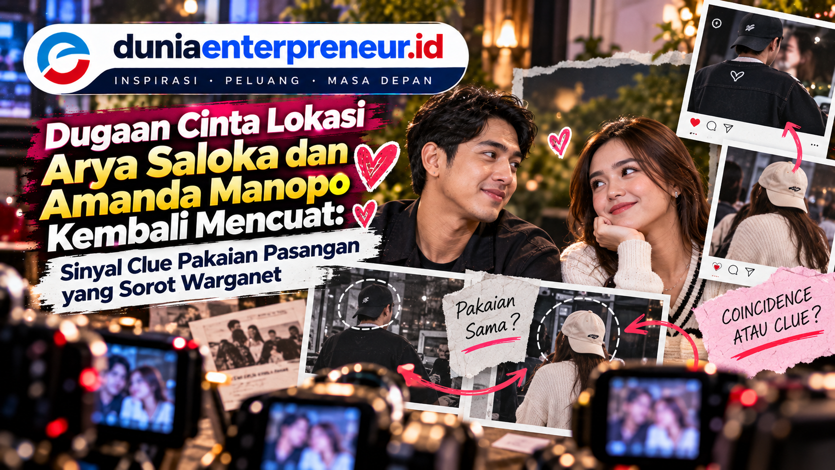 Dugaan Cinta Lokasi Arya Saloka dan Amanda Manopo Kembali Mencuat: Sinyal Clue Pakaian Pasangan yang Sorot Warganet