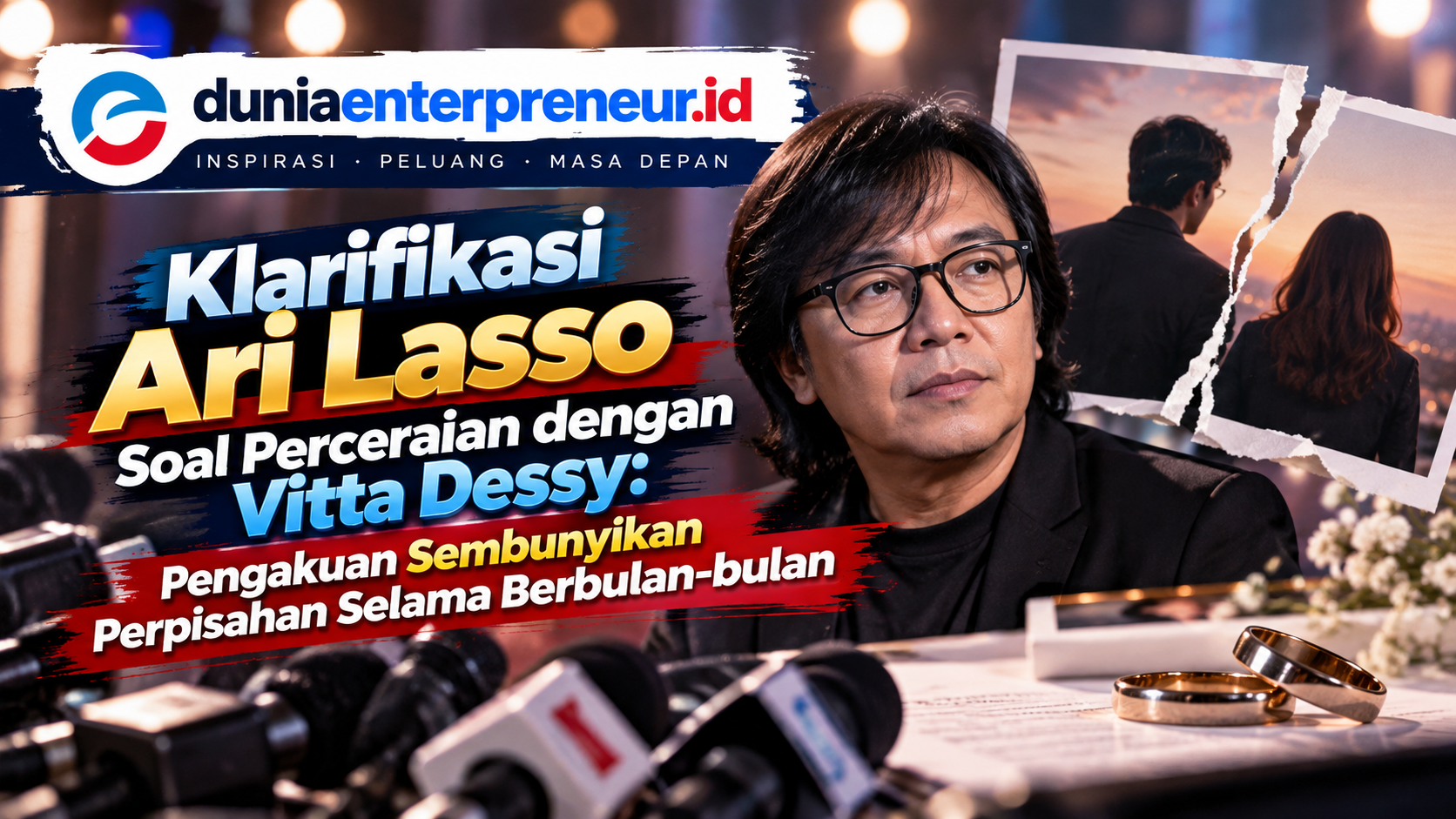 Klarifikasi Ari Lasso Soal Perceraian dengan Vitta Dessy: Pengakuan Sembunyikan Perpisahan Selama Berbulan-bulan
