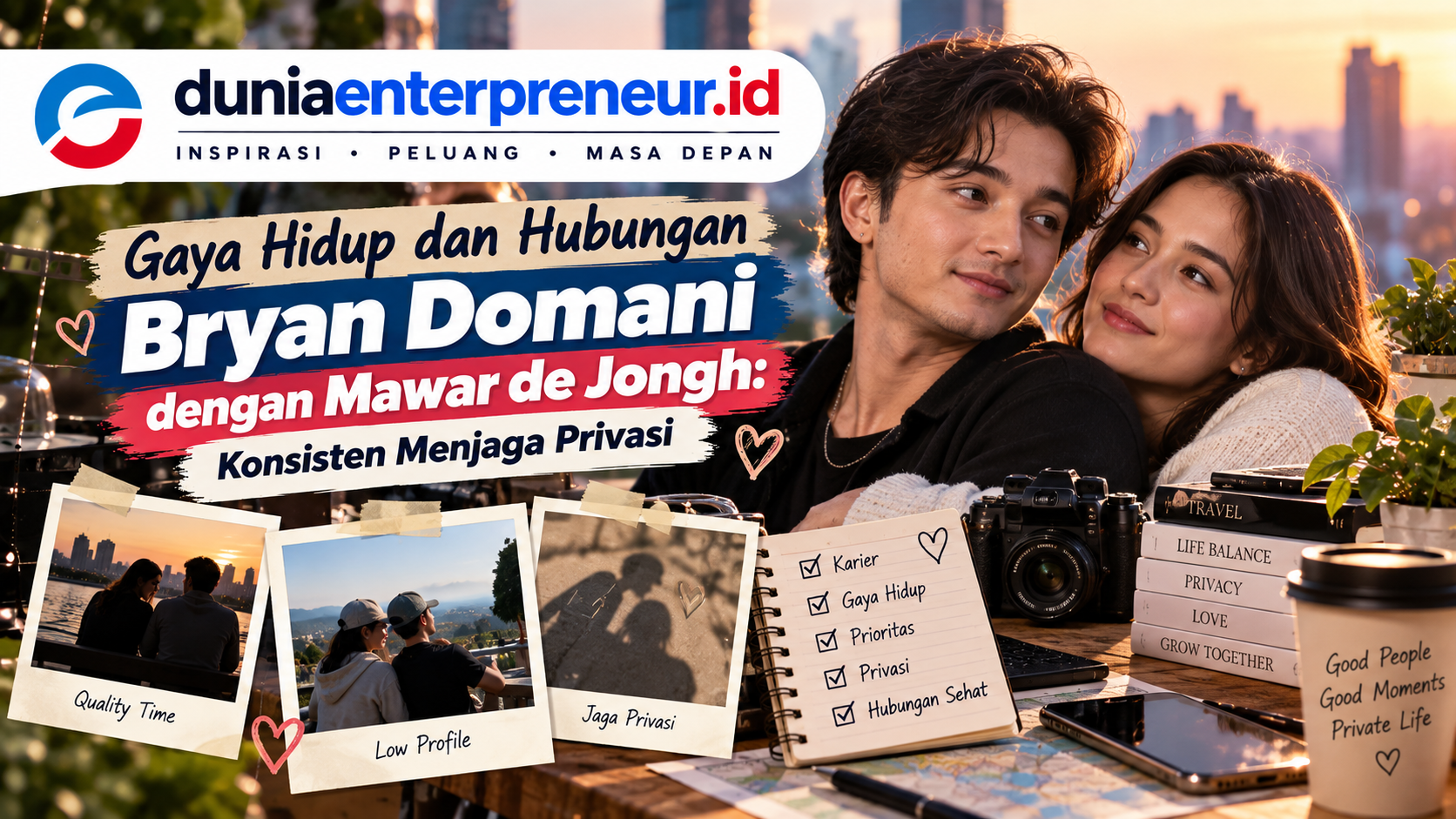 Gaya Hidup dan Hubungan Bryan Domani dengan Mawar de Jongh: Konsisten Menjaga Privasi