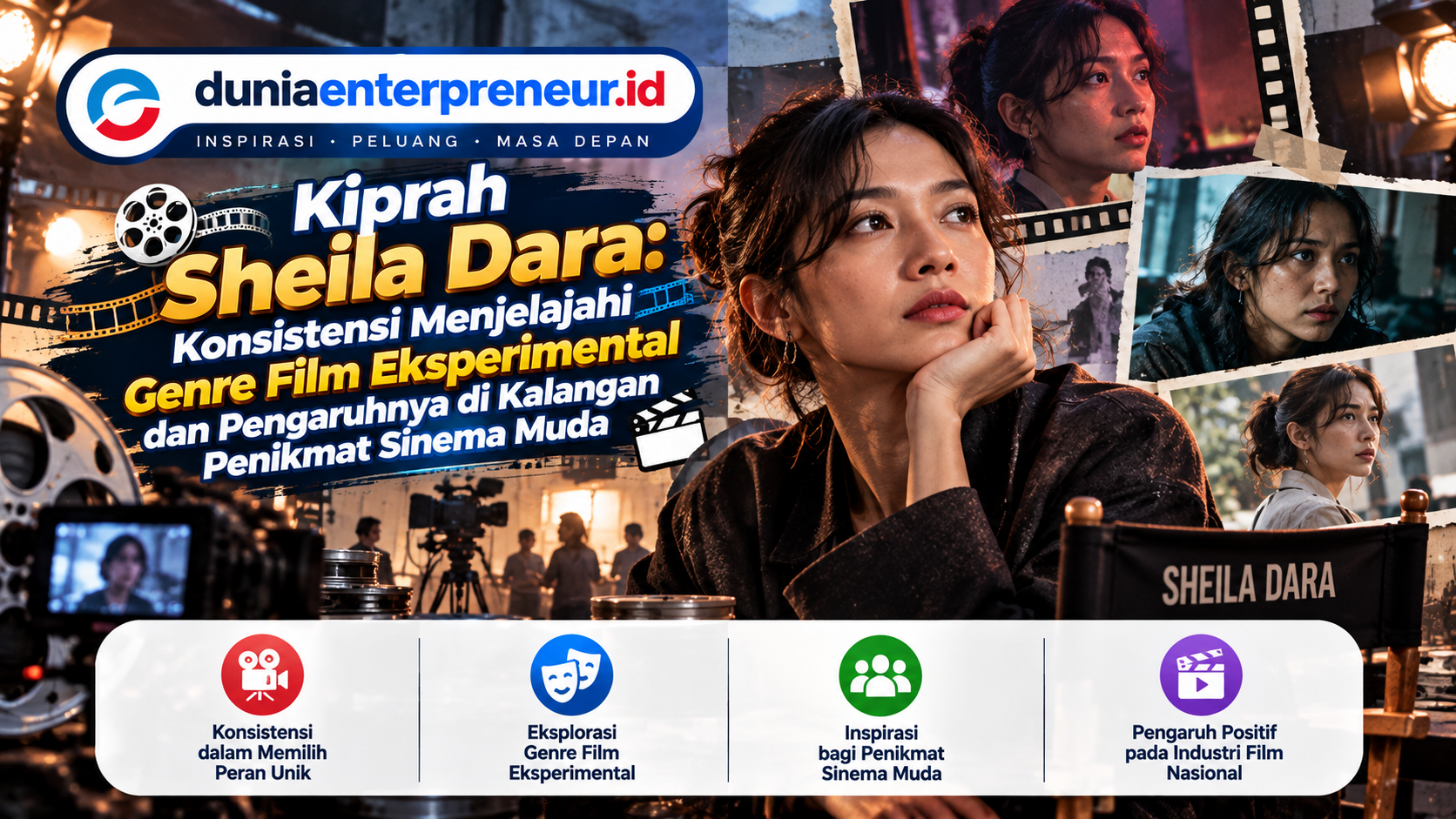 Kiprah Sheila Dara: Konsistensi Menjelajahi Genre Film Eksperimental dan Pengaruhnya di Kalangan Penikmat Sinema Muda