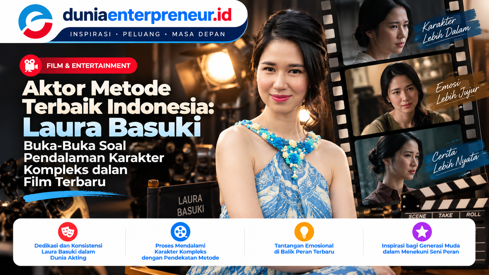 Aktor Metode Terbaik Indonesia: Laura Basuki Buka-Buka Soal Pendalaman Karakter Kompleks dalam Film Terbaru