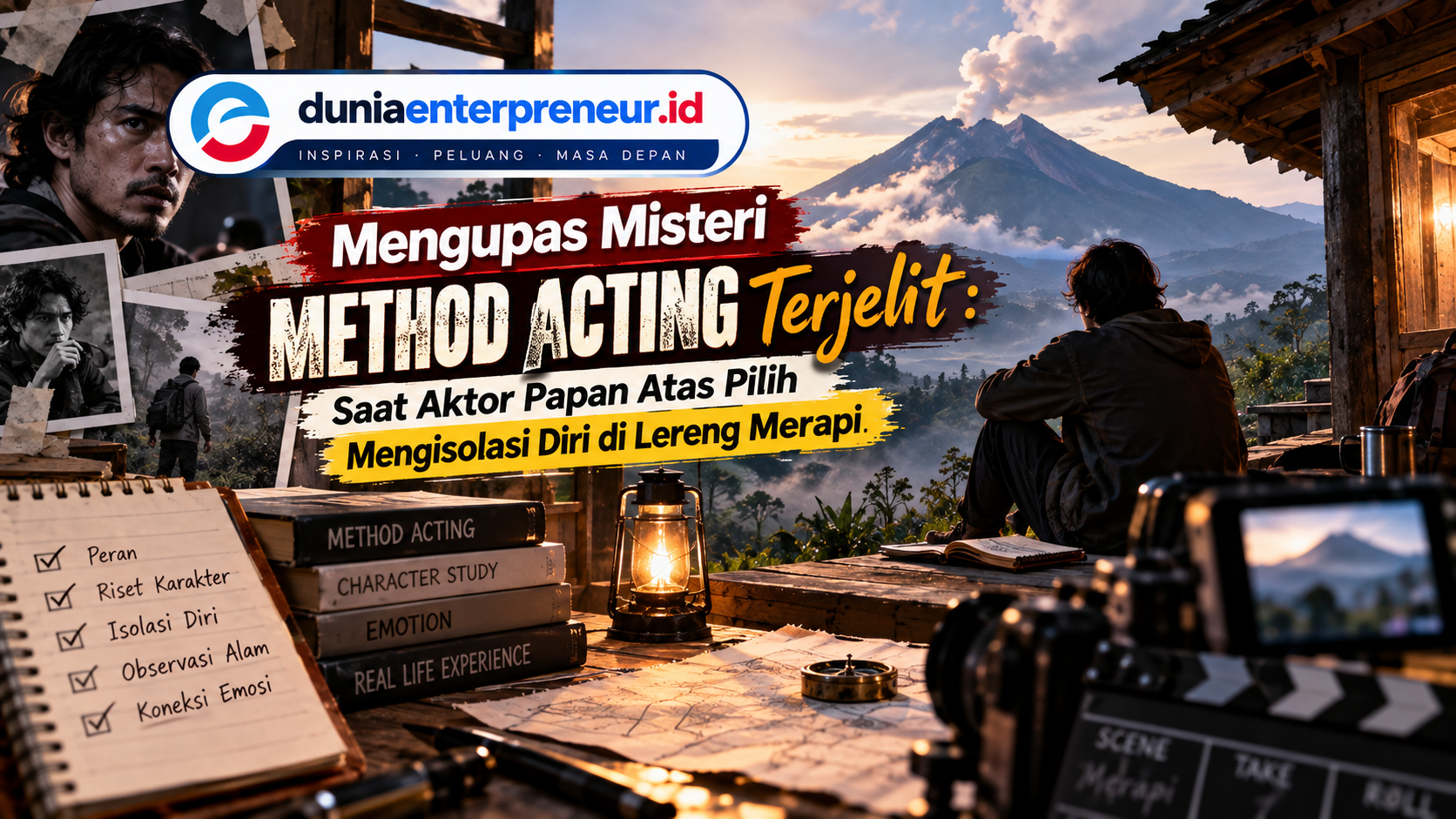 Mengupas Misteri Method Acting Terjelit: Saat Aktor Papan Atas Pilih Mengisolasi Diri di Lereng Merapi