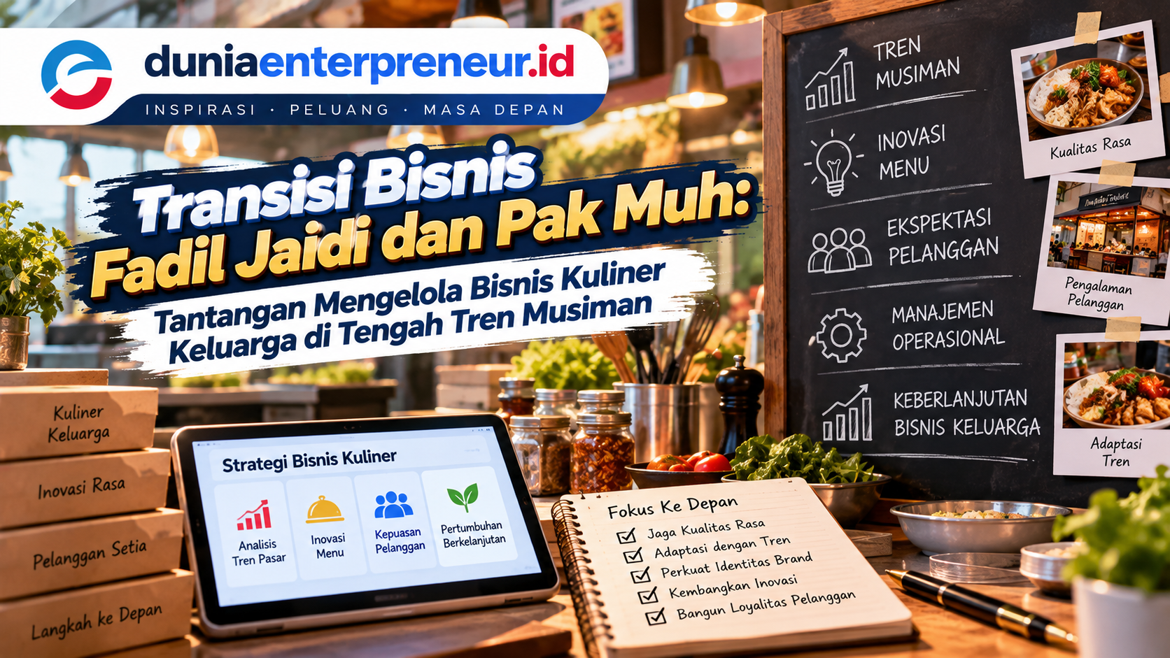 Transisi Bisnis Fadil Jaidi dan Pak Muh: Tantangan Mengelola Bisnis Kuliner Keluarga di Tengah Tren Musiman