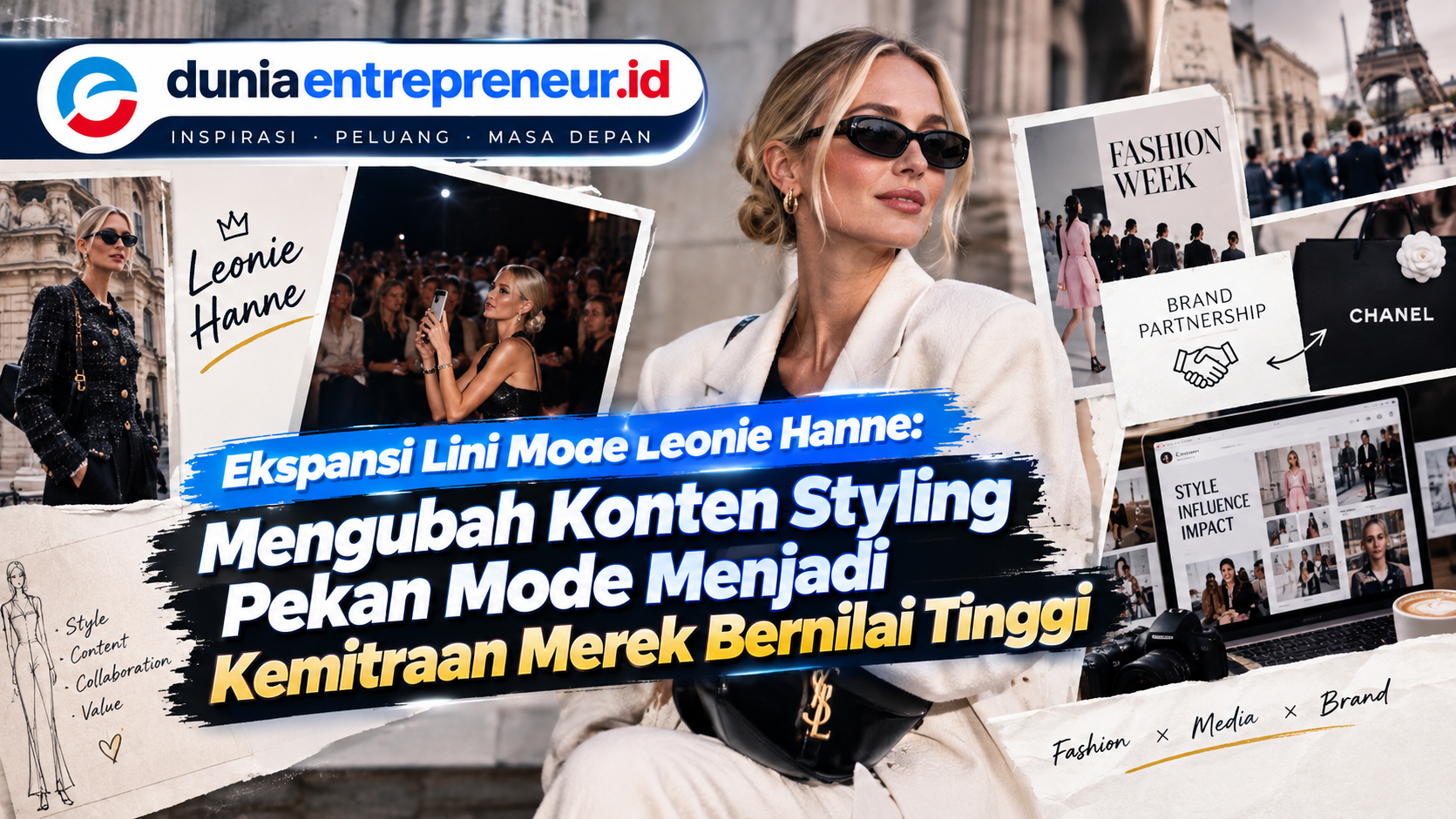 Ekspansi Lini Mode Leonie Hanne: Mengubah Konten Styling Pekan Mode Menjadi Kemitraan Merek Bernilai Tinggi