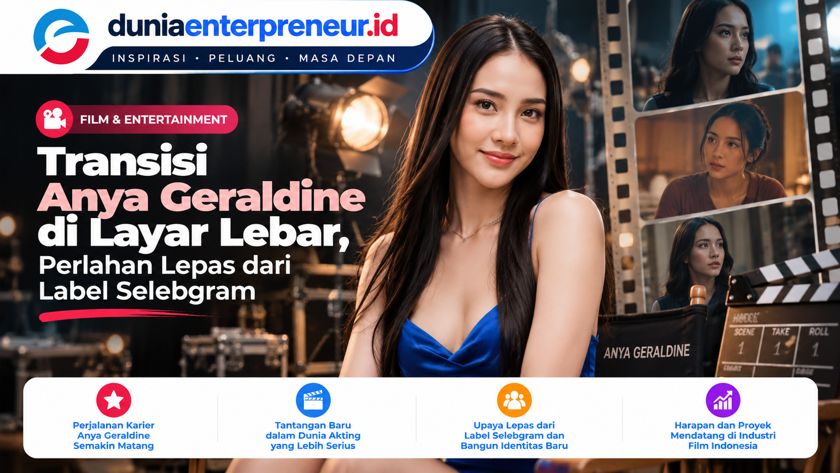 Transisi Anya Geraldine di Layar Lebar, Perlahan Lepas dari Label Selebgram