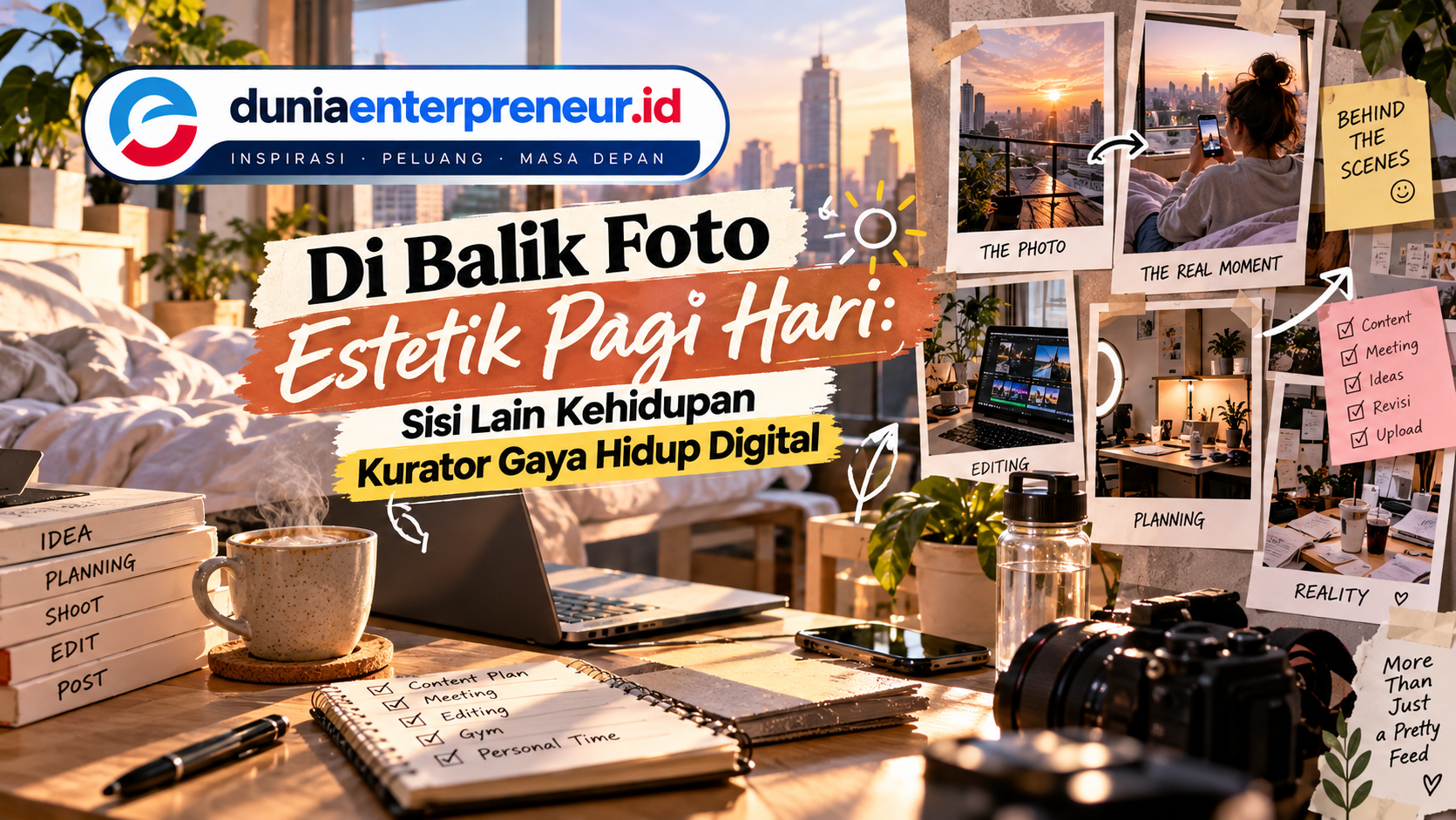 Di Balik Foto Estetik Pagi Hari: Sisi Lain Kehidupan Kurator Gaya Hidup Digital