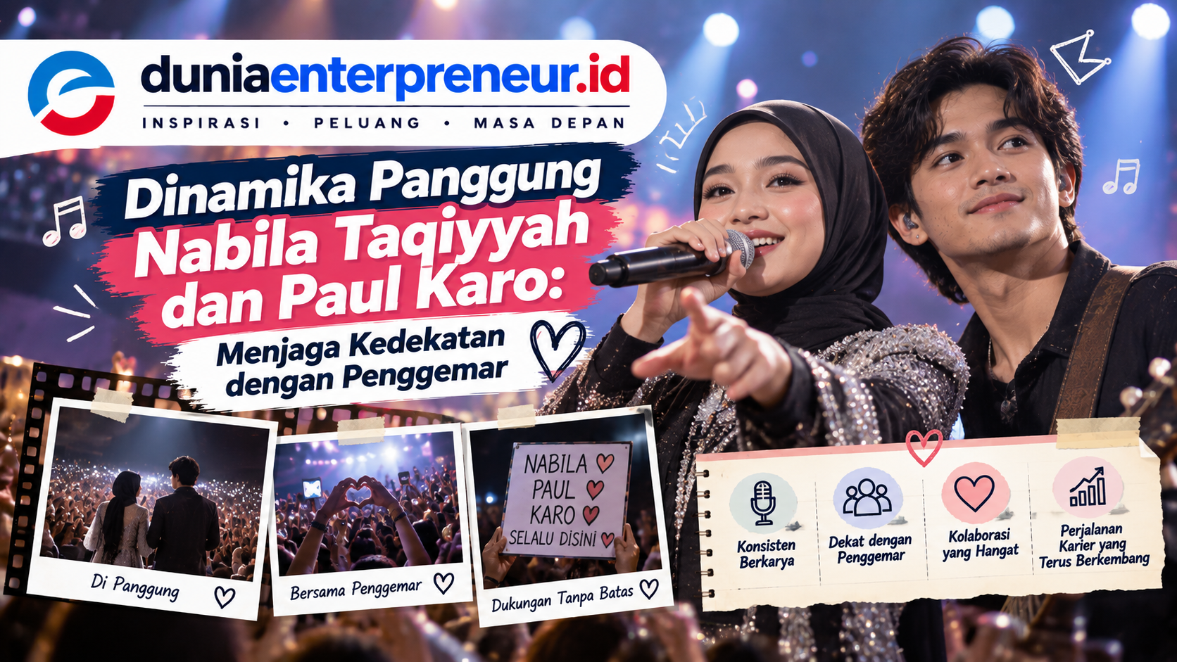 Dinamika Panggung Nabila Taqiyyah dan Paul Karo: Menjaga Kedekatan dengan Penggemar
