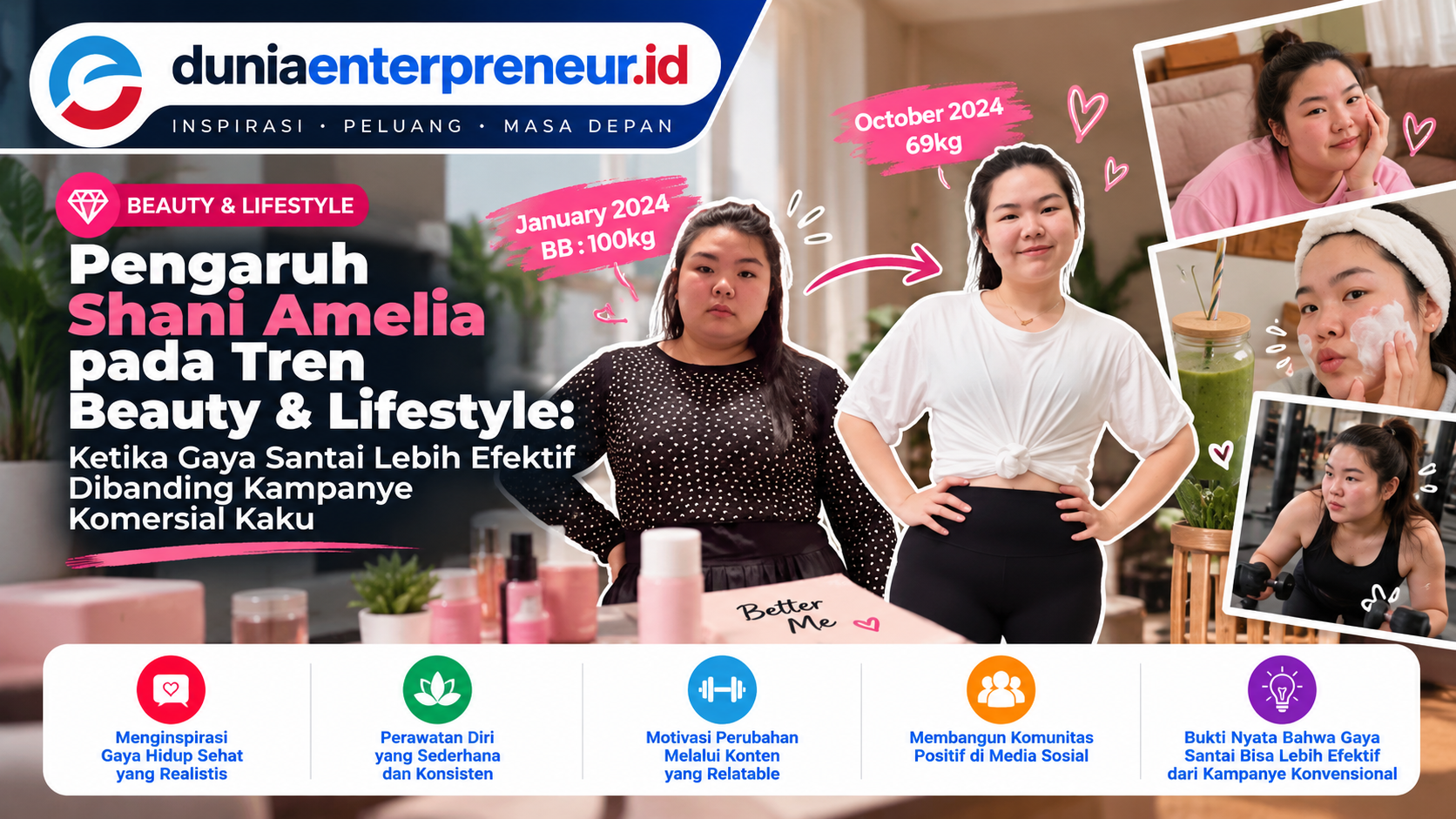 Pengaruh Shani Amelia pada Tren Beauty & Lifestyle: Ketika Gaya Santai Lebih Efektif Dibanding Kampanye Komersial Kaku