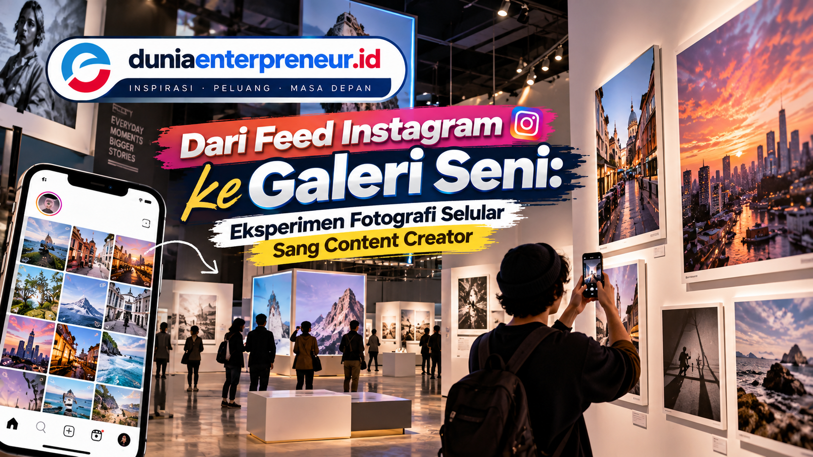 Dari Feed Instagram ke Galeri Seni: Eksperimen Fotografi Selular Sang Content Creator