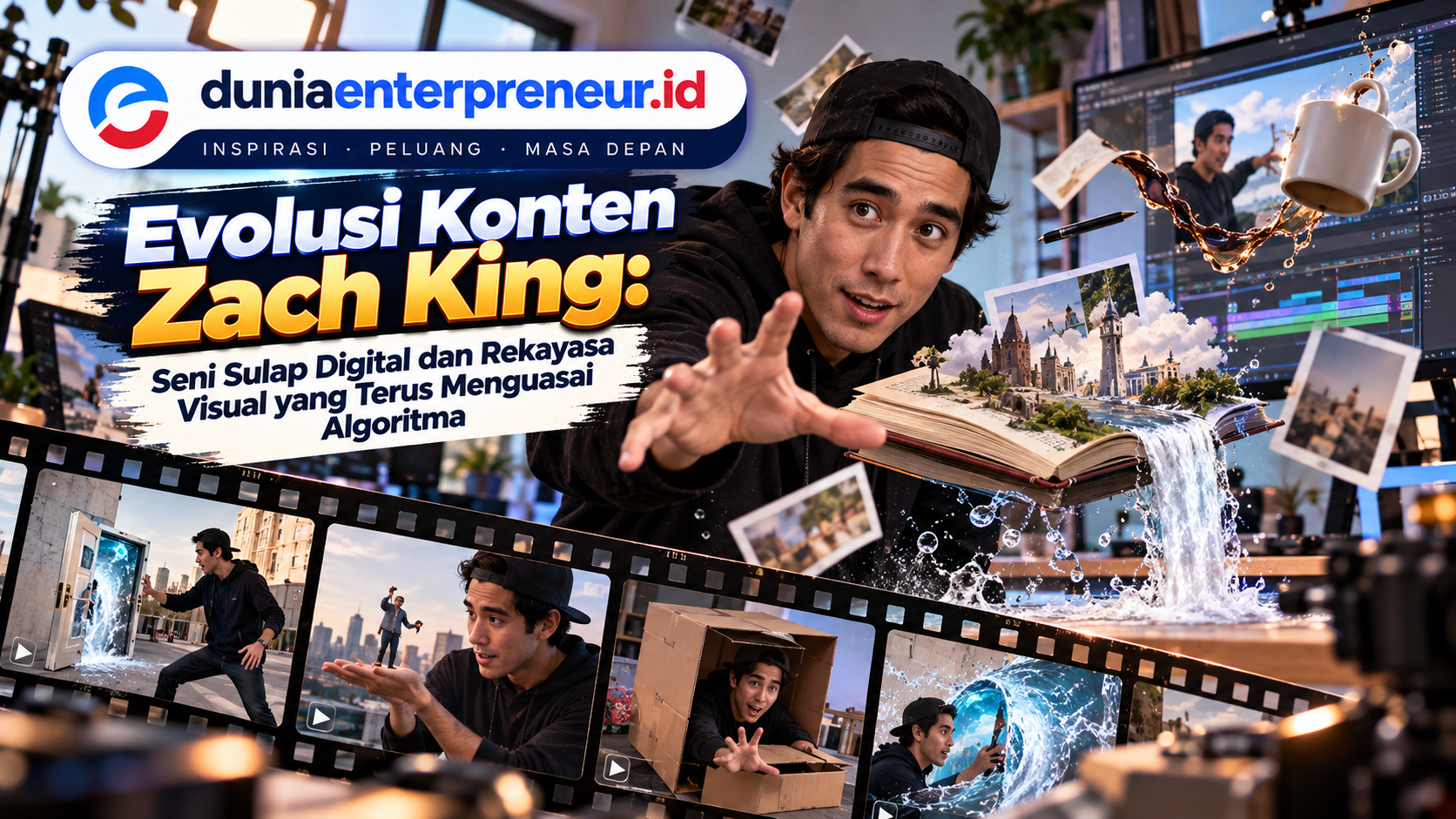 Evolusi Konten Zach King: Seni Sulap Digital dan Rekayasa Visual yang Terus Menguasai Algoritma