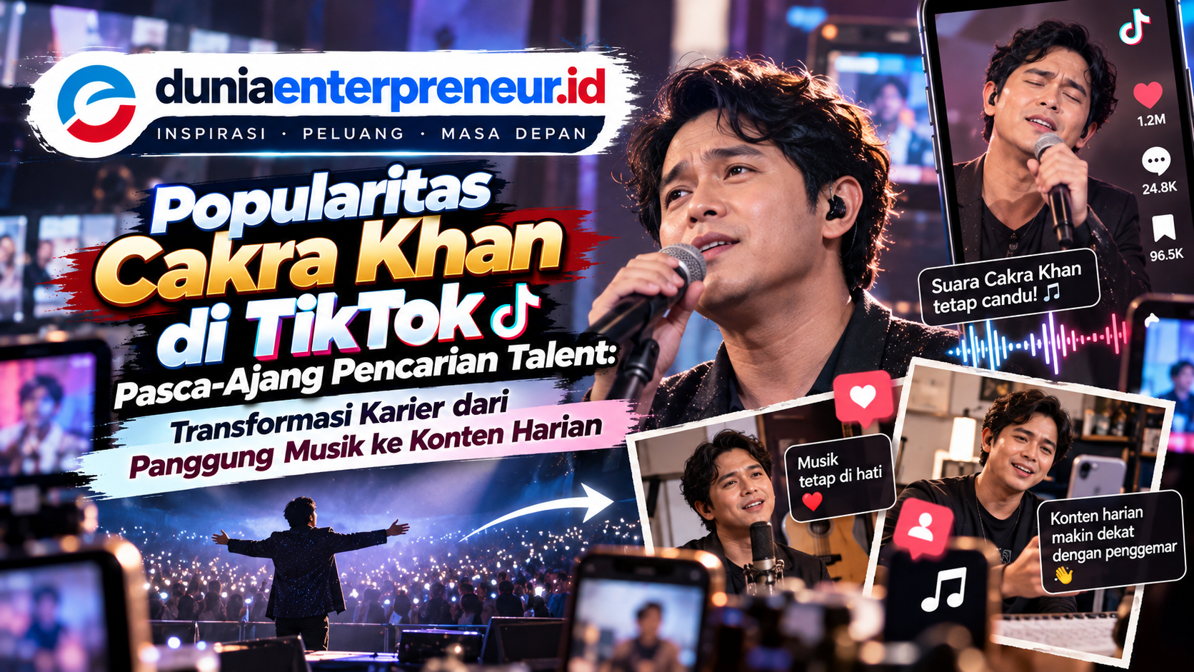 Popularitas Cakra Khan di TikTok Pasca-Ajang Pencarian Talent: Transformasi Karier dari Panggung Musik ke Konten Harian